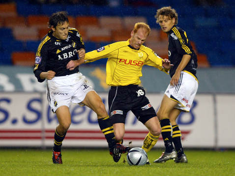 Stefan Ishizaki, AIK och Magnus Samuelsson, Elfsborg
