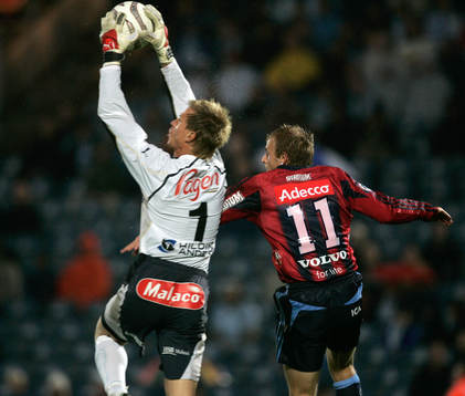 Mattias Asper, Malmö (Målvakt) och Daniel Sjölund,