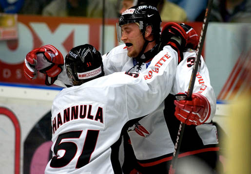 David Petrasek och Mika Hannula, Malmö jublar