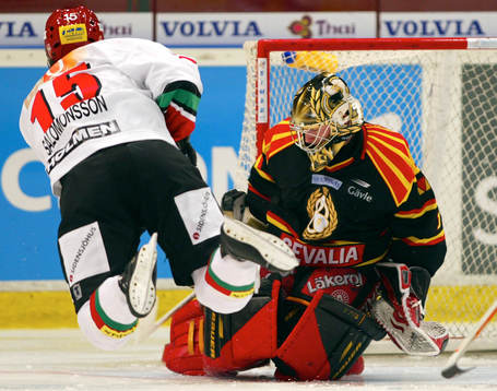 Johan Holmqvist, målvakt, Brynäs