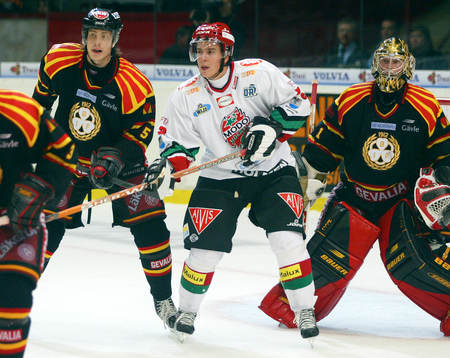 Mikko Kuparinen, Johan Holmqvist, målvakt, Brynäs och