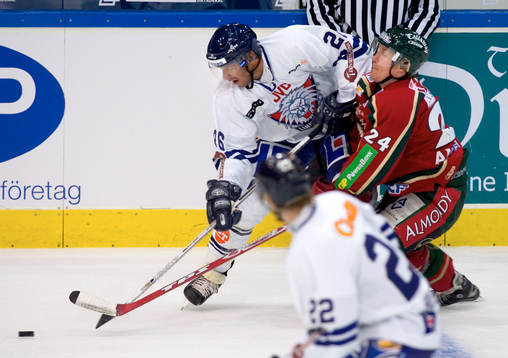 Micheal Knuble, Linköping och Niklas Andersson, Frölunda