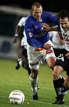 Fotboll. Allsvenskan. Trelleborg - Halmstad. Patrik Svensson