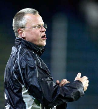 Fotboll. Allsvenskan. Halmstad.  Jan Andersson, tränare