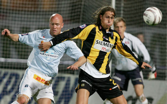 Fotboll. Allsvenskan. Malmö - Hammarby. Björn Runström