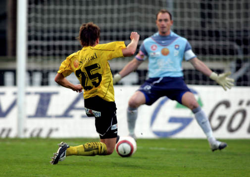Andreas Nilsson, Elfsborg gör mål bakom Dick Last,