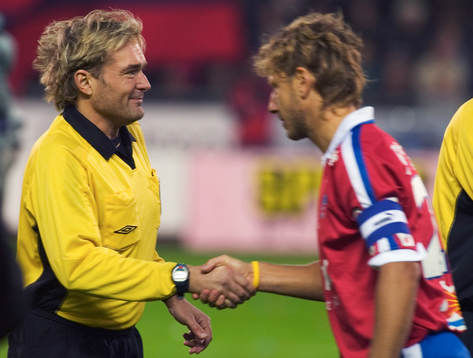 Anders Frisk, Domare och Jesper Jansson, Helsingborg