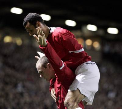 Fotboll, UEFA Champions League, Manchester United v