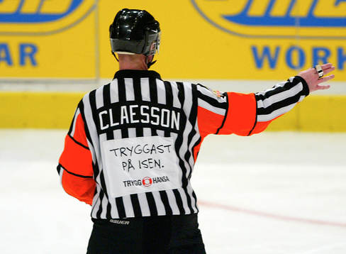Morgan Claesson, domare