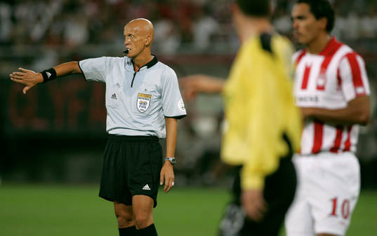 Domare Pierluigi Collina, Italien