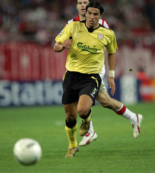 Milan Baros, Liverpool och Gabriel Schürrer, Olympiakos