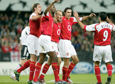 Fredrik Ljungberg, Arsenal, jubel