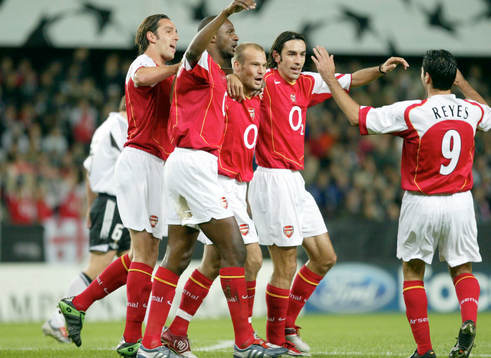 Fredrik Ljungberg, Arsenal, jubel
