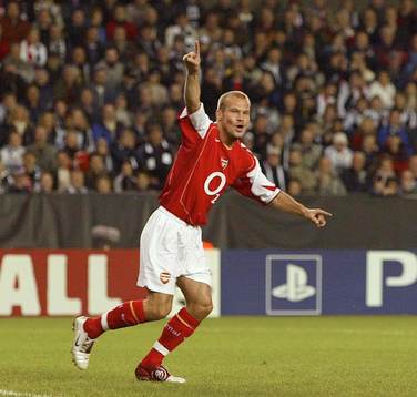 Fredrik Ljungberg, Arsenal, jubel