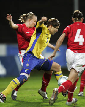 Linda Forsberg tränger sig fram