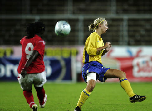 Fotboll, dam, U21, Sverige - England