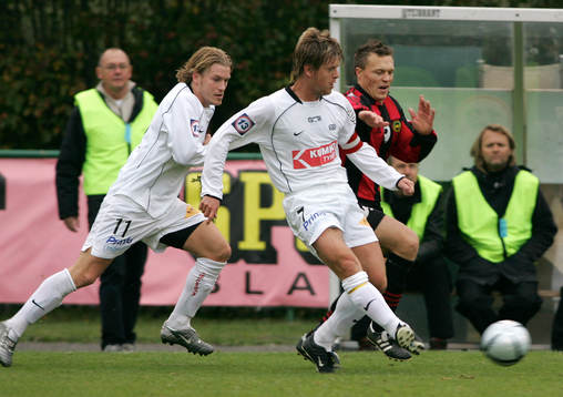 Eirik Dybendal, Jesper Ljung, Häcken och Jerry Månsson,