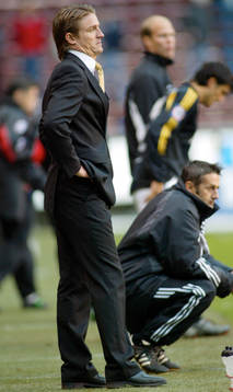 Patrick Englund och Nebojsa Novakovic, tränare, AIK