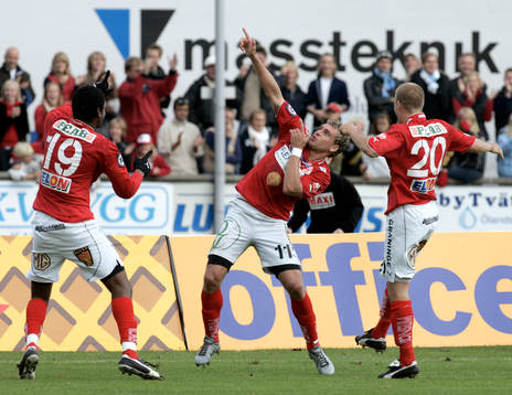 1-0, segermålet, Fabio Augusto. Kalmar siktar nu högt,