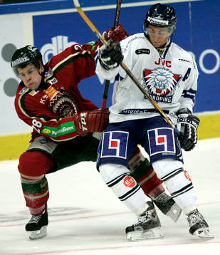 Martin Plüss, Frölunda och Magnus Johansson, Linköping