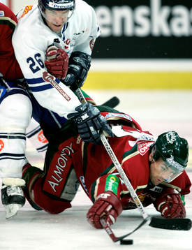 Michael Knuble, Linköping och Peter Högardh, Frölunda