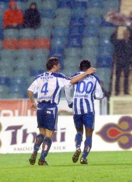 Sebastian johansson och Peter Ijeh, Göteborg (Jubel)