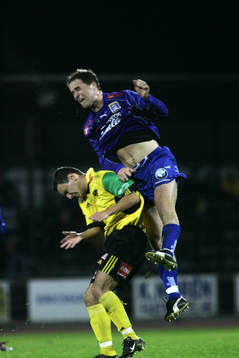 Ängelholm avklädda, här Burim Rexhepi