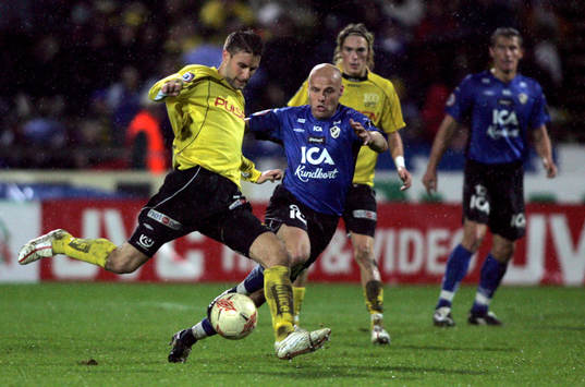 Jari Ilola, Elfsborg och Magnus Svensson, Halmstad