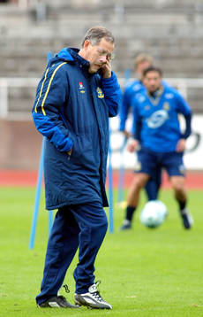 Lars Lagerbäck, tränare, Sverige
