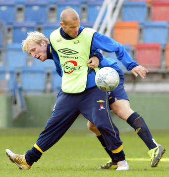 Petter Hansson och Fredrik Ljungberg, Sverige