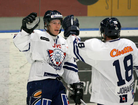 Brendan Morrison, Linköping gratuleras