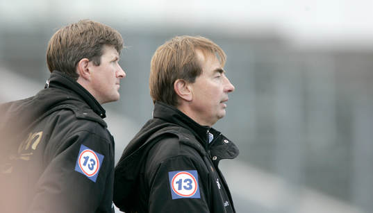 Patrik Johansson, assisterande tränare och Tom Prahl,