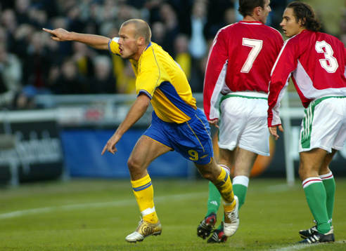 Fredrik Ljungberg, Sverige (Jubel)