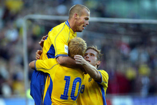 Fredrik Ljungberg, Sverige (Jubel)