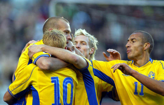 Fredrik Ljungberg, Sverige (Jubel)
