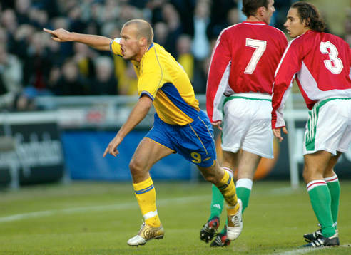 Fredrik Ljungberg, Sverige (Jubel)