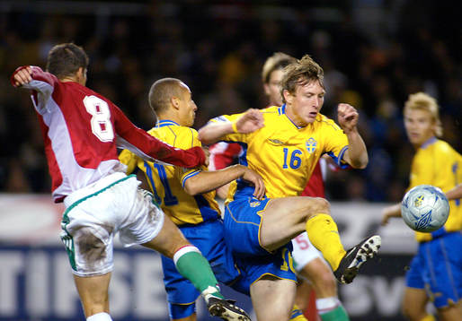 Kim Källström och Henrik Larsson, Sverige