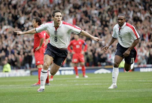 Frank Lampard, England (Jubel)