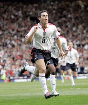 Frank Lampard, England (Jubel)
