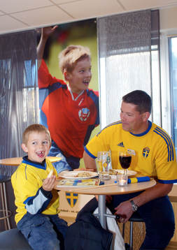 Fotboll, sportbaren