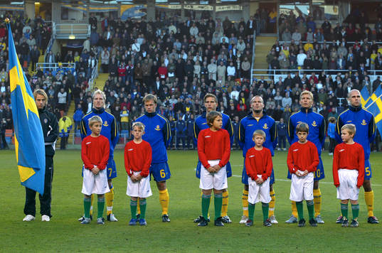 Fotboll, VM-kval, Sverige - Ungern