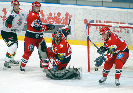 Petri Liimatainen, Jan Huokko och Rastislav Stana,