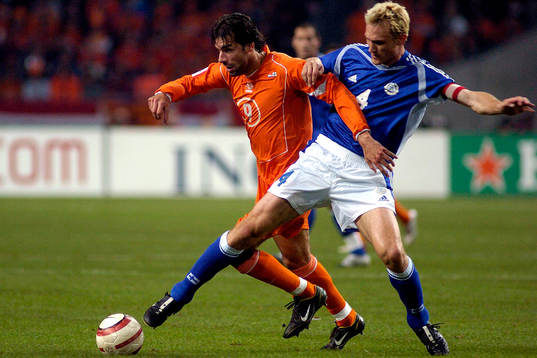 Sami Hyyppia, Finland och Ruud van Nistelrooy