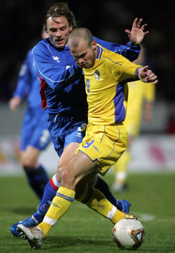 Fredrik Ljungber, Sverige och Gylfi Einarsson, Island