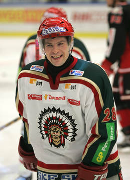 En glad Martin Plüss, Frölunda