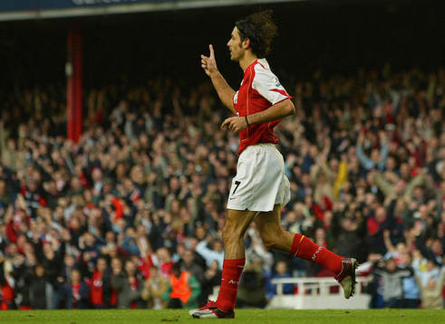 Robert Pires, Arsenal,  jubel