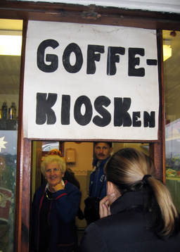 Kiosk, kioskförsäljning, gottekiosk