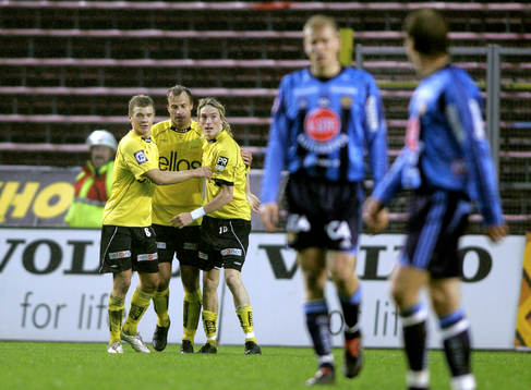 Samuel Holmén, Hasse Berggren och Lasse Nilsson, Elfsborg