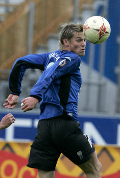 Markus Rosenberg, Halmstad. Nick, bollkontroll
