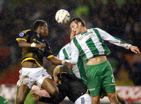 Derek Boateng, AIK och Petur Marteinsson, Hammarby